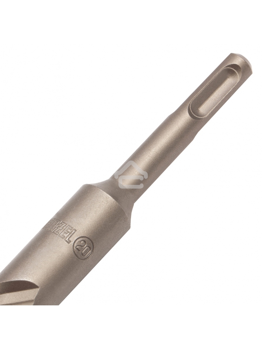 Бур по бетону, двойная спираль, Cobalt W-tip, 20x600 мм, SDS PLUS Denzel