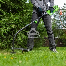 Триммер электрический Сибртех ЭКИ-1100, 1100 Вт, 350 мм, разборная штанга,катушка