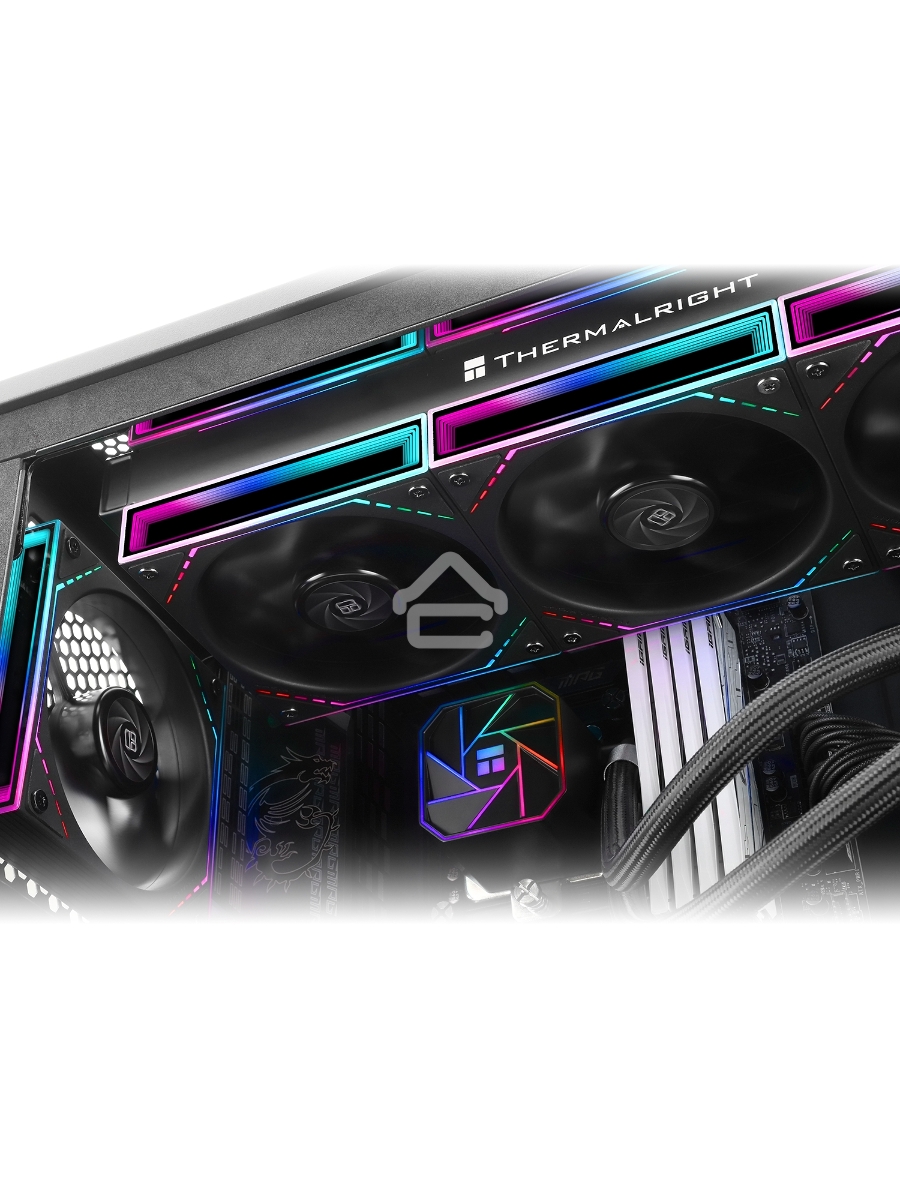 Вентилятор Thermalright TL-M12 ARGB черный 4-pin 23.2dB 175gr Ret