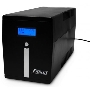 Источник бесперебойного питания Powerman Smart Sine 2000VA/1400W, 220V, Line-Interactive, LCD, Tower, Out: 4xShuko, Black*SmartSine2000