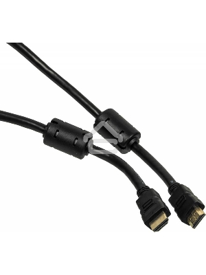 Кабель-соединительный аудио-видео Ningbo HDMI-5M-MG HDMI (m)/HDMI (m) 5м. феррит.кольца позолоченные контакты черный