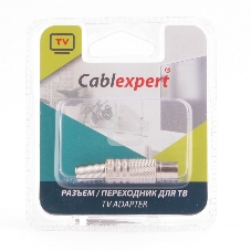 Разъем Cablexpert TVPL-01, TV (папа), блистер