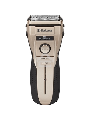 Бритва электрическая Sakura SA-5407G 3 подвиж.сетки влажн.бритьё триммер аккум
