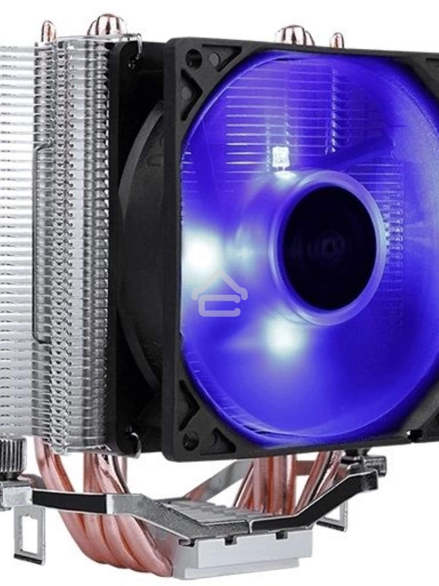 Кулер для процессора AeroCool / Formula Verkho 4 Lite серебристый, 90 мм, алюминий/медь, 2000 об/мин, 27 дБ, 4 pin, 125 Вт, 135 мм