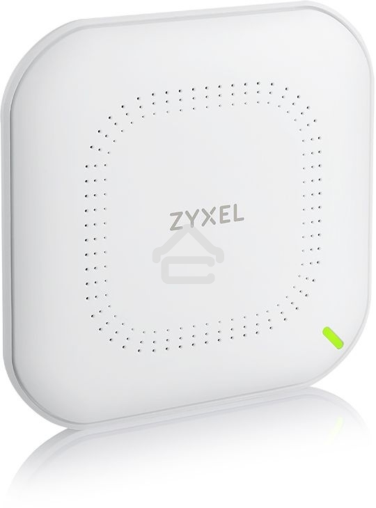 Гибридная точка доступа Zyxel NebulaFlex NWA50AX, WiFi 6, 802.11a/b/g/n/ac/ax (2,4 и 5 ГГц), MU-MIMO, антенны 2x2, до 575+1200 Мбит/с, 1xLAN GE, PoE, без поддержки Captive portal и WPA-Enterprise, защ