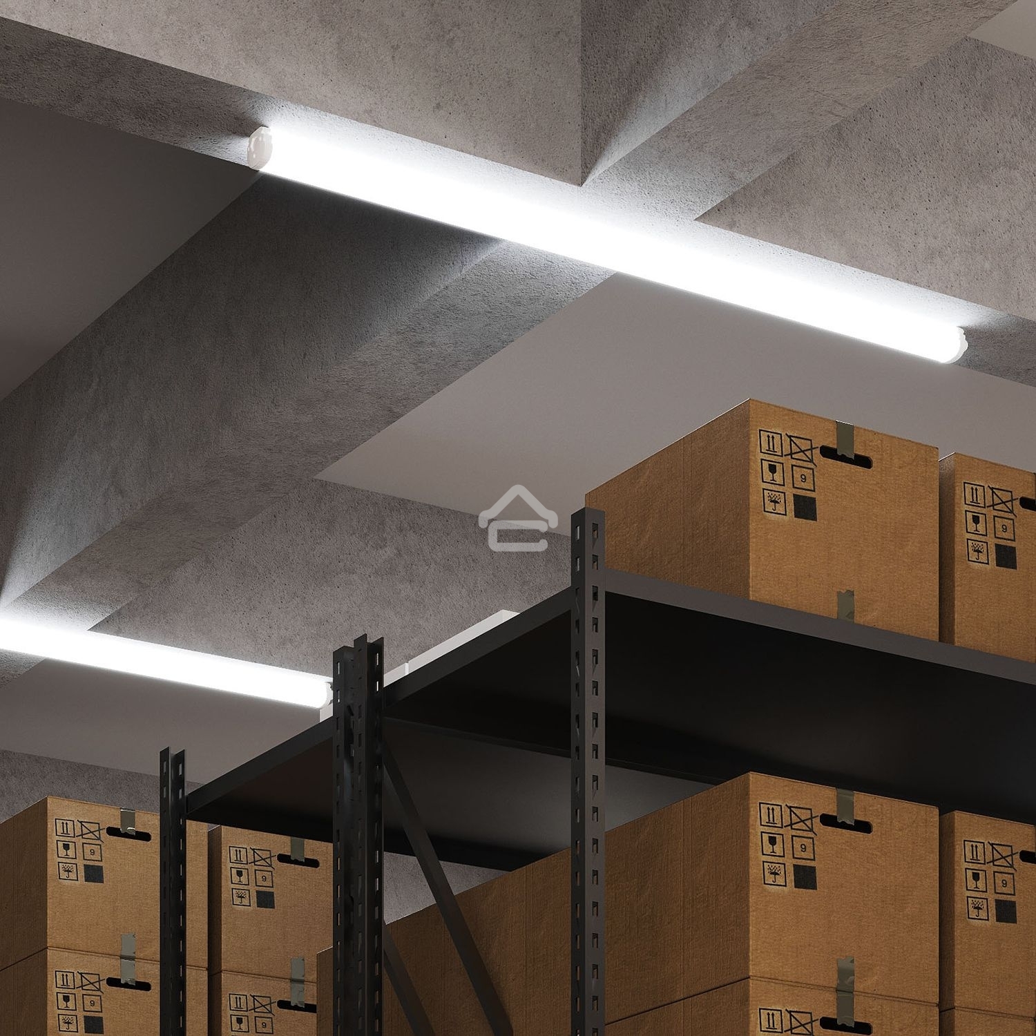 Светильник линейный ULTRACOMPACT 45W 4550lm 6500K 185-265V IP65 1490*40*30мм LED