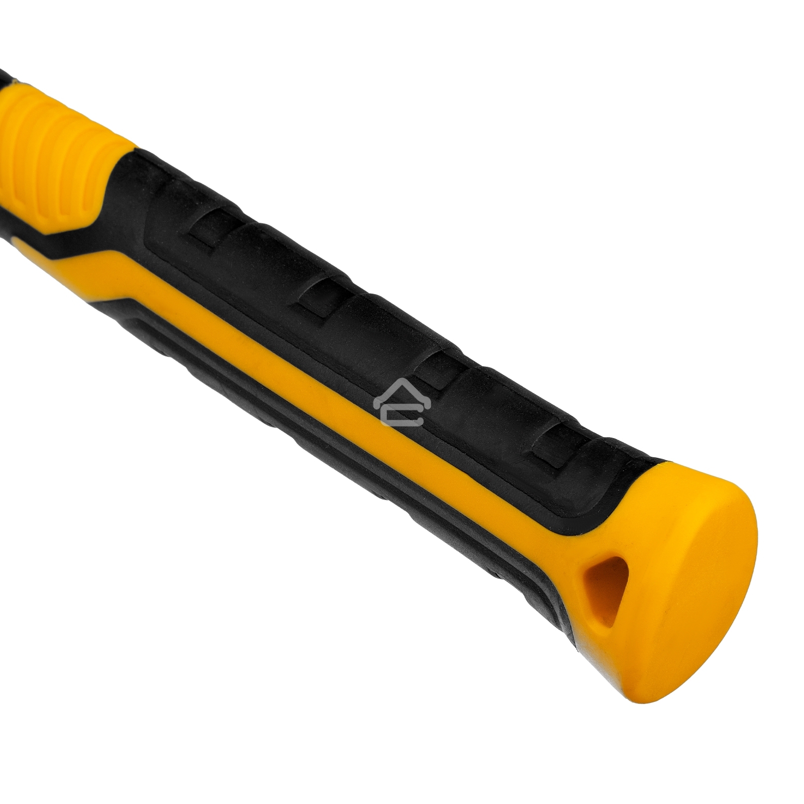 Киянка резиновая Denzel 450 г, черная, фибергласовая рукоятка c TPR покрытием