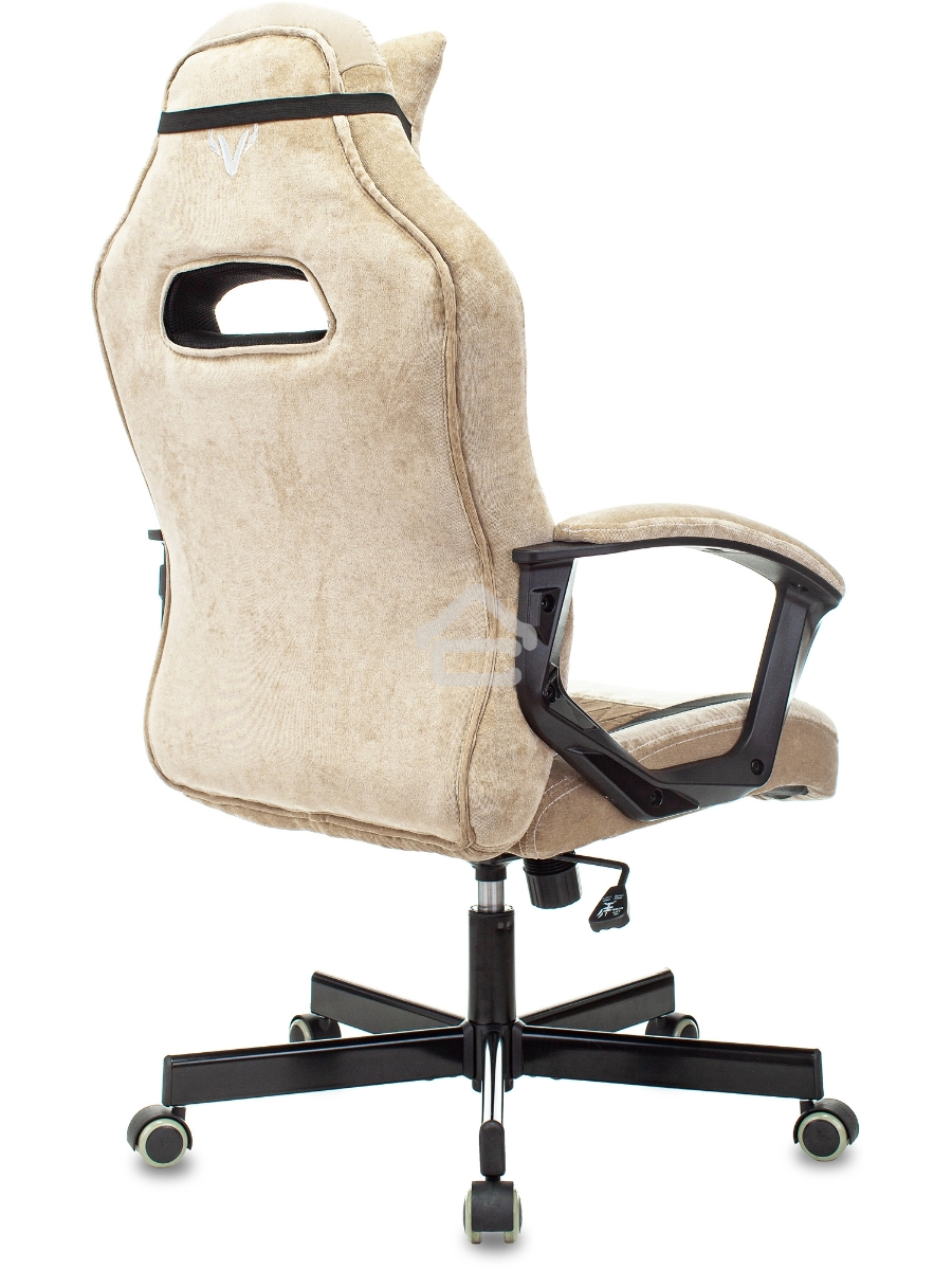 Кресло игровое Бюрократ VIKING 6 KNIGHT BR FABRIC коричневый, крестовина металл/пластик