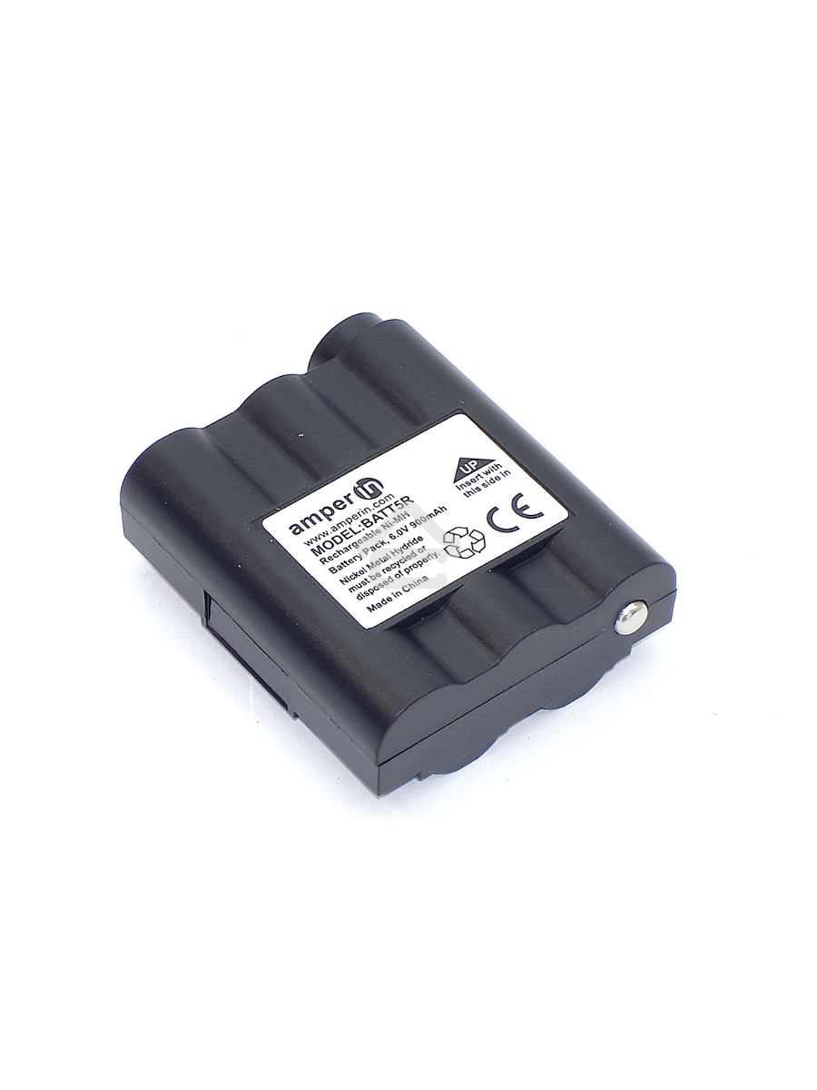 Аккумулятор Amperin для Midland GXT1000 GXT300 GXT400 (BATT-5R) 900mAh 6V Ni-Mh