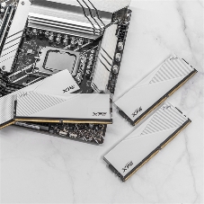 Оперативная память XPG Lancer, DDR5, 32GB (2x16GB), 6400MHz, CL32, DIMM, с радиаторами, белый