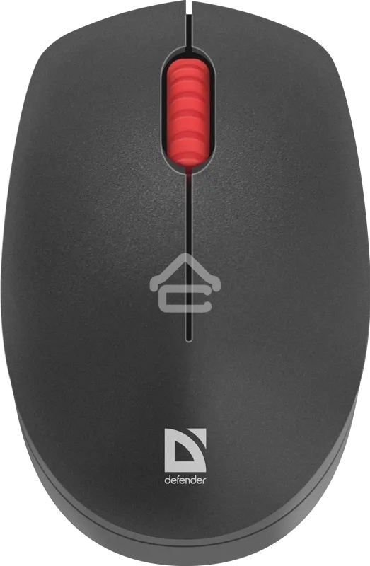 Мышь беспроводная Defender Tiana MB-055 черный, 1000 dpi, радиоканал, USB, кнопки - 3