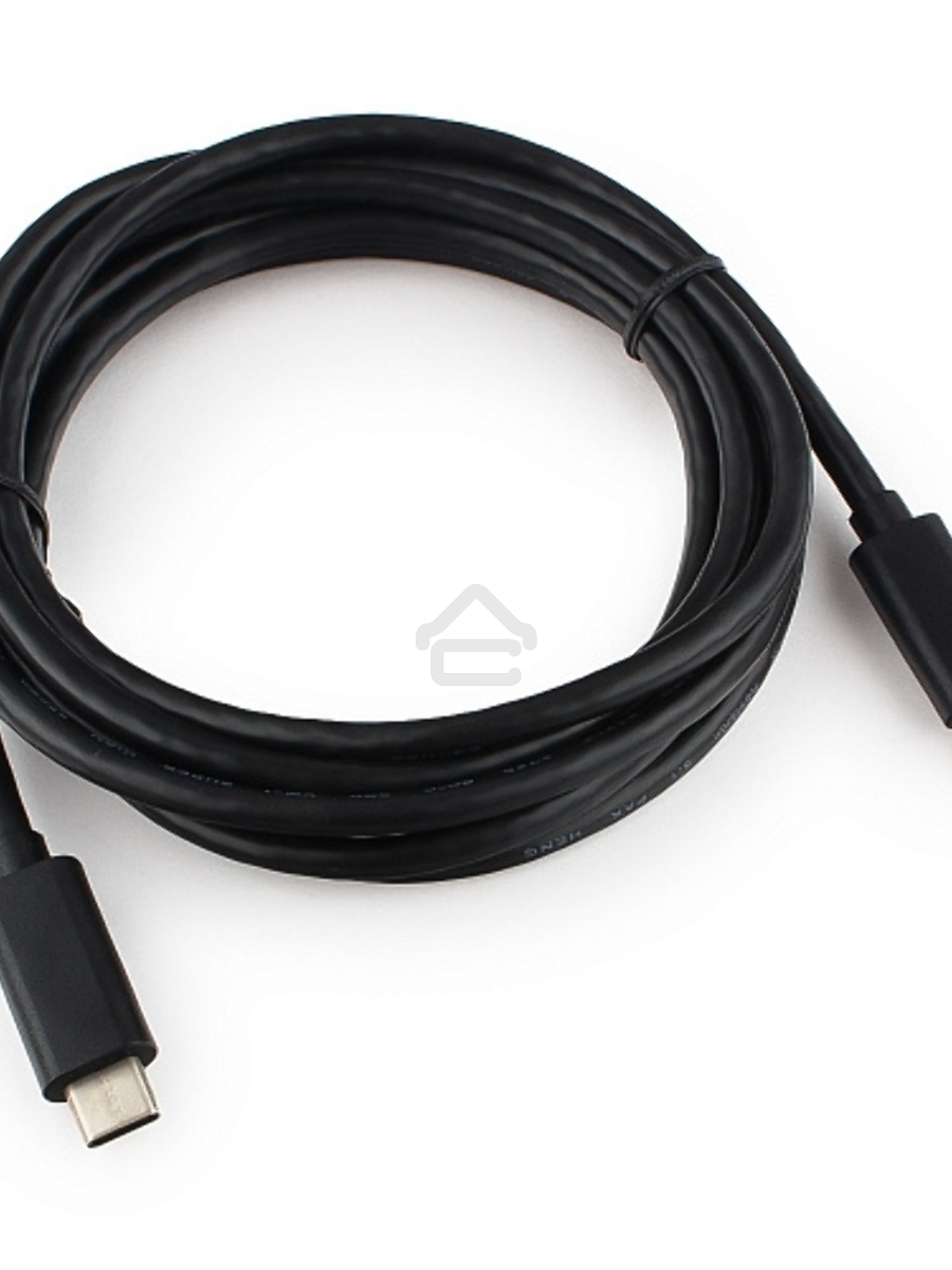 Кабель USB Cablexpert CCP-USB3.1-CMCM-2M, USB3.1 Type-C/USB3.1 Type-C, 2м, пакет