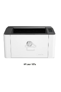 Принтер лазерный HP LaserJet Pro 107a RU (4ZB77A), A4, ч/б, печ. 20 стр/мин, 1200х1200 dpi, USB