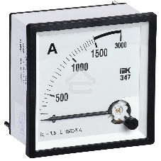 Амперметр Э47 72х72мм 1500/5А кл. точн. 1.5 ИЭК IPA10-6-1500-E