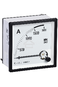 Амперметр Э47 72х72мм 1500/5А кл. точн. 1.5 ИЭК IPA10-6-1500-E