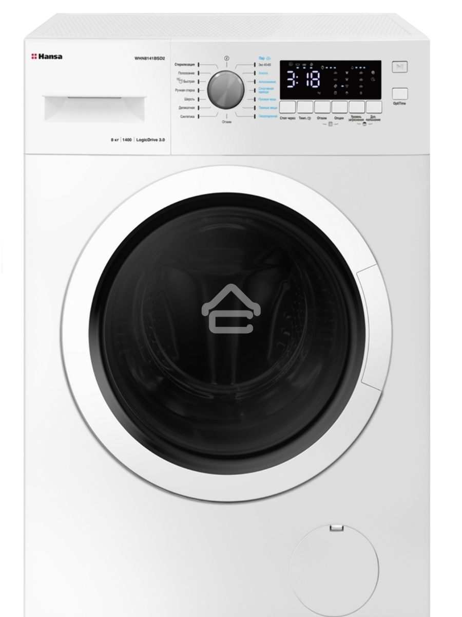 Стиральная машина Hansa WHN8141BSD2 белый загр. фронтальная макс.: 8 кг 1400 об/мин класс: А+++