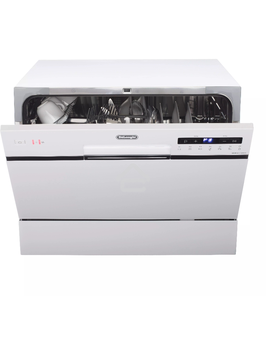 Посудомоечная машина DeLonghi DDW07T Onics, белая, 55 см, 6 компл., 49 дБ, класс A+