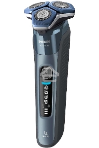 Бритва роторная Philips S7882/55 питан.:элек.сеть/аккум. синий/серебристый