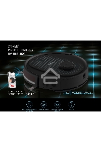 Пылесос-робот Red Solution RV-RL6100S 35Вт черный
