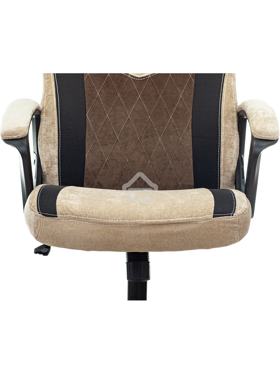 Кресло игровое Бюрократ VIKING 6 KNIGHT BR FABRIC коричневый, крестовина металл/пластик