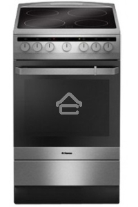 Плита электрическая Hansa FCCX64000 серебристый, конфорок 4 шт, духовка 69 л, 60 см x 85 см x 60 см