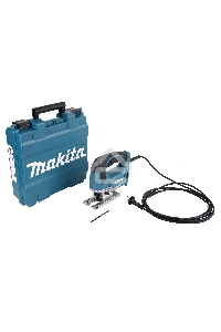 Лобзик Makita JV0600K Лобзик,в\рук, {650Вт,500-3100об\м,ход-23мм,рез-90мм,2.4кг,чем,3маятн+1}
