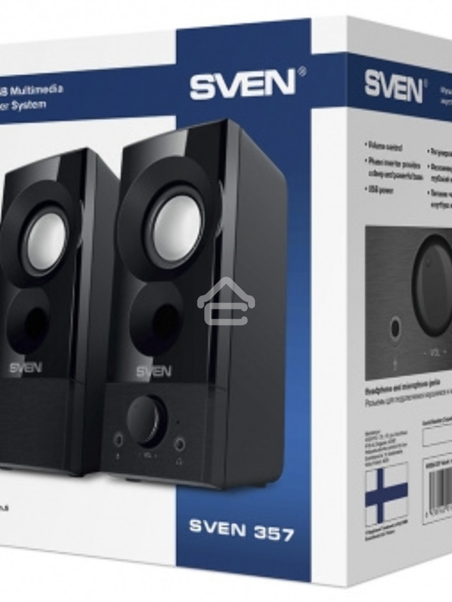 Колонки Sven 357, чёрный (6 Вт, питание USB)