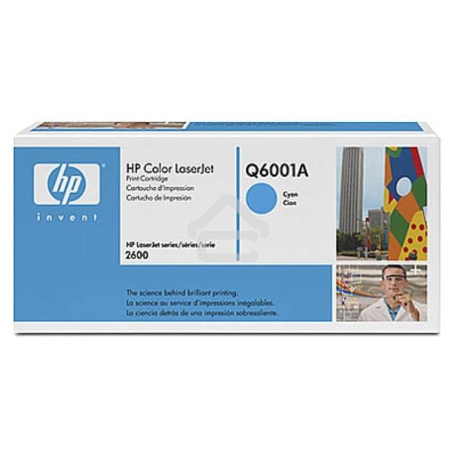 Картридж лазерный HP Q6001A голубой для Color LaserJet 2600 2000 стр.