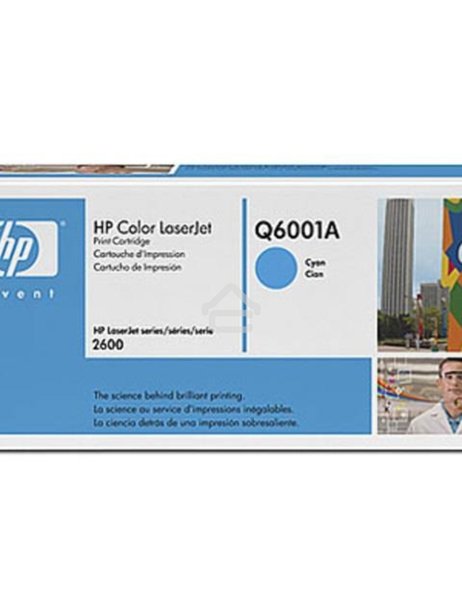 Картридж лазерный HP Q6001A голубой для Color LaserJet 2600 2000стр.