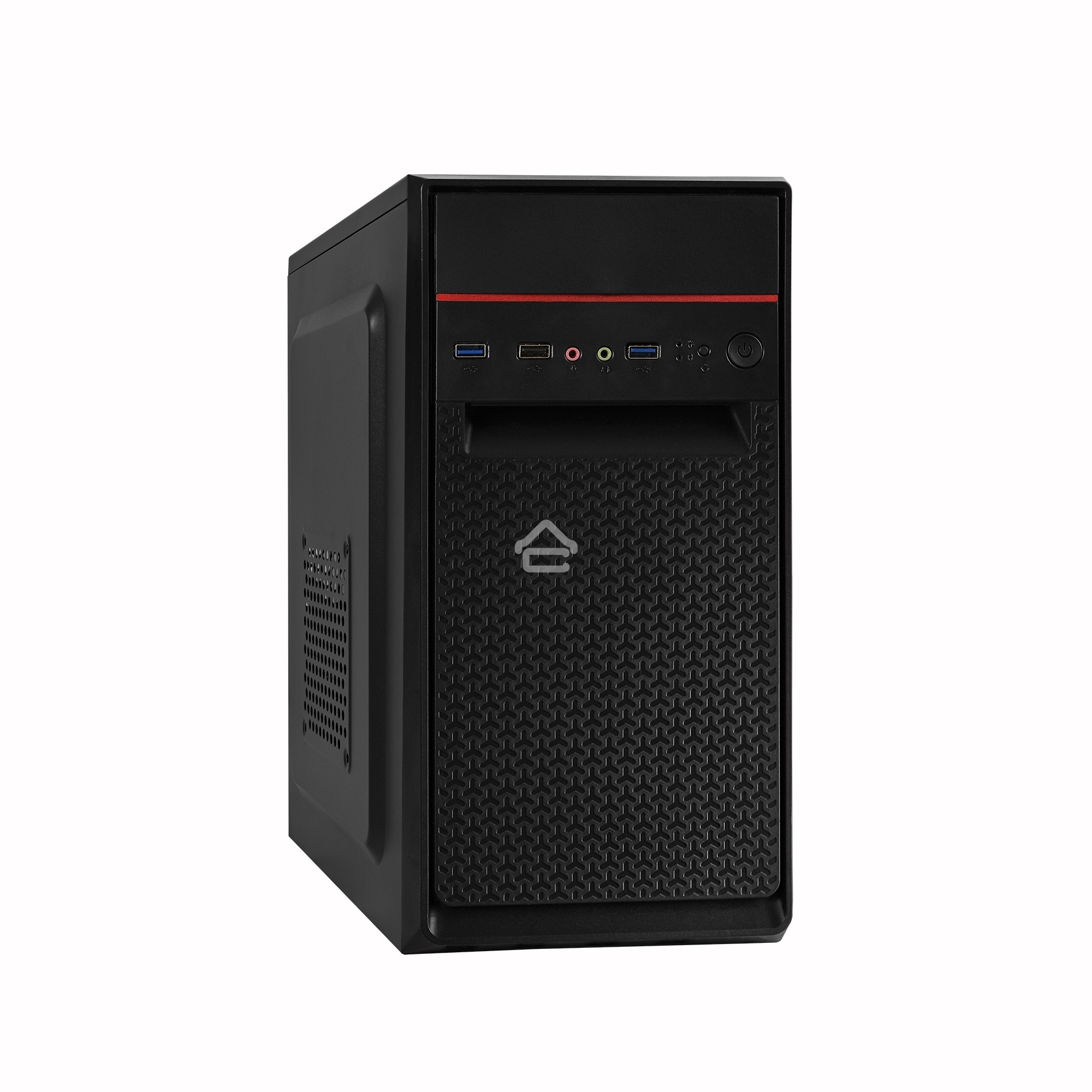 Компьютерный корпус Exegate EX283062RUS  Minitower ExeGate BAA-107U Black, mATX, <AAA400, 80mm>, 1*USB+2*USB3.0, Audio