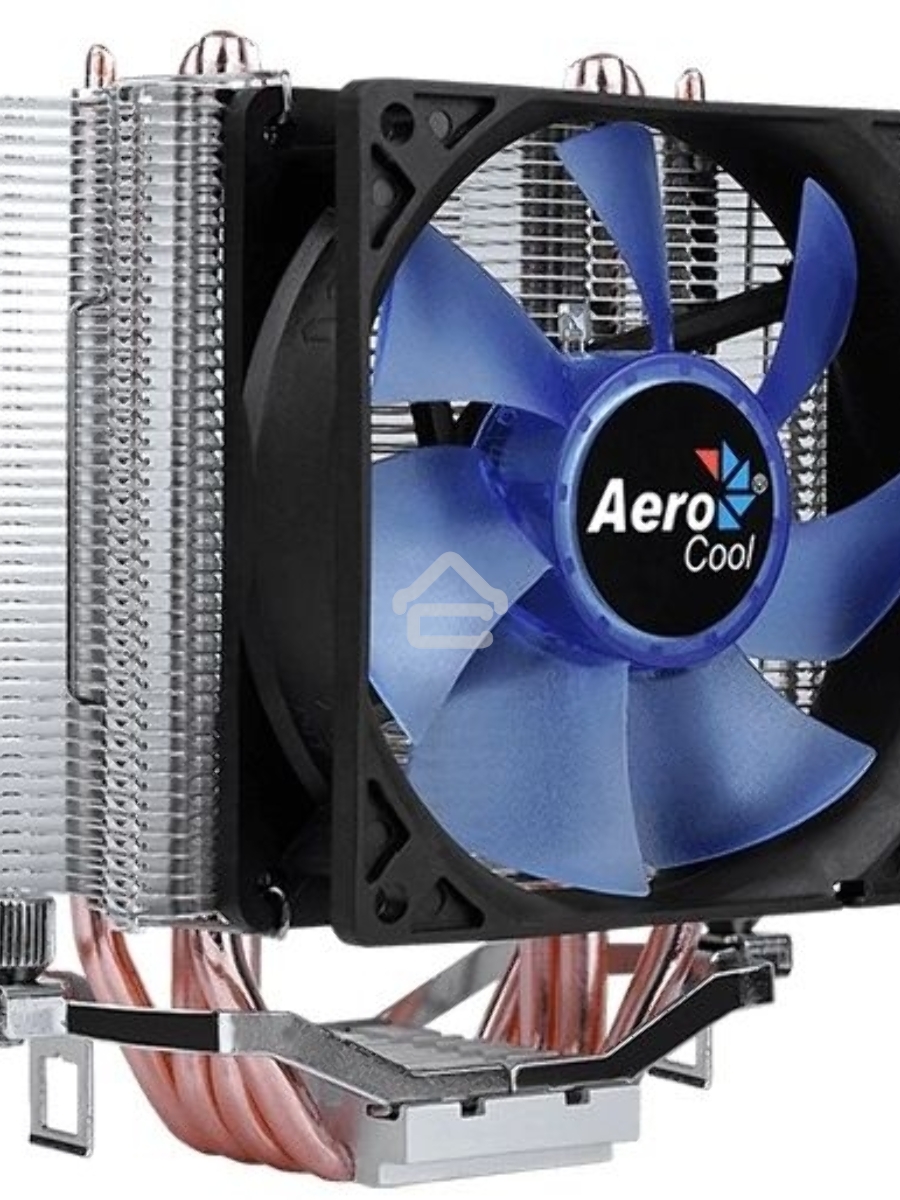 Кулер для процессора AeroCool / Formula Verkho 4 Lite серебристый, 90 мм, алюминий/медь, 2000 об/мин, 27 дБ, 4 pin, 125 Вт, 135 мм