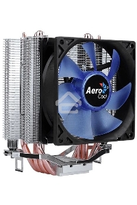 Кулер для процессора AeroCool / Formula Verkho 4 Lite серебристый, 90 мм, алюминий/медь, 2000 об/мин, 27 дБ, 4 pin, 125 Вт, 135 мм