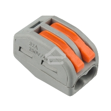 Клемма соединительная многоразовая Rexant 2-проводная, серый, 0.08-4 мм² (20 шт./уп.)