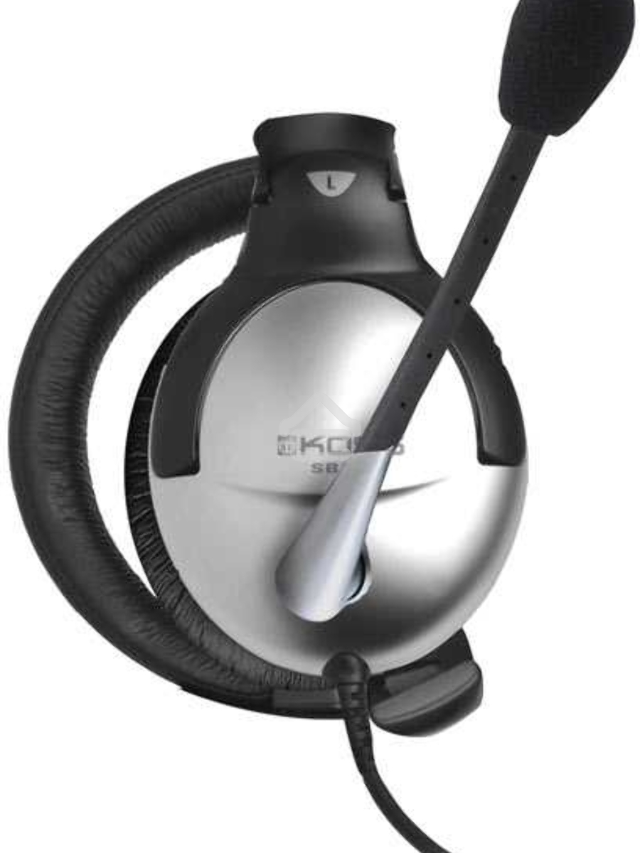 Наушники KOSS SB-45 USB {Гарнитура, закрытого типа с электретным микрофоном и VC,част. 18-20000 Гц,импеданс 100 Ом, чувствительность 103 дБ, шнур 2,4м, USB-подключение к ПК}