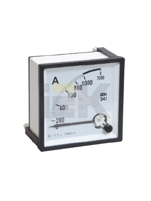 Амперметр Э47 72х72мм 1500/5А кл. точн. 1.5 ИЭК IPA10-6-1500-E