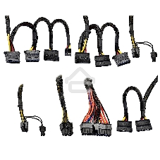 Блок питания ExeGate 750PPX RTL (EX292336RUS), 750Вт, 140мм, модульный, черный