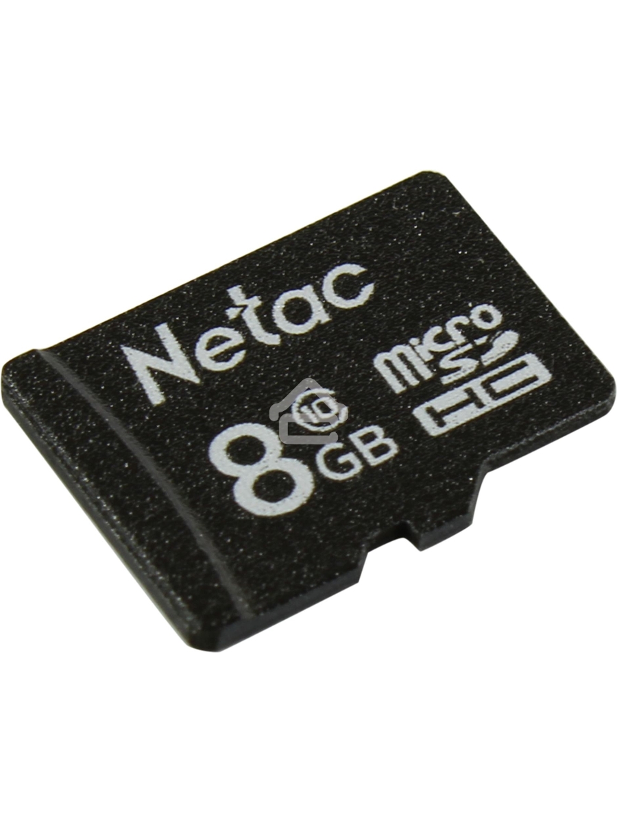 Флеш карта microSDHC 8GB Netac P500 <NT02P500STN-008G-S> (без SD адаптера) 80MB/s