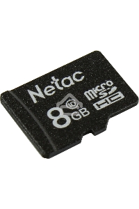 Флеш карта microSDHC 8GB Netac P500 <NT02P500STN-008G-S>  (без SD адаптера) 80MB/s