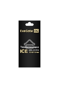 Термопрокладка ExeGate Ice EPG-13WMK (45x85x1.0 mm, 13,3 Вт/ (м•К))