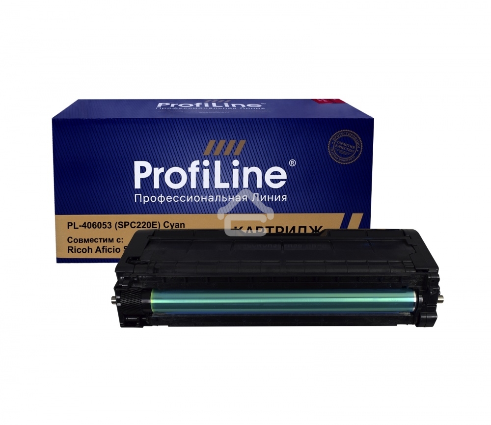 Картридж PL-406053 (SPC220E) для принтеров Ricoh Aficio SP C220 Голубой 2300 копий ProfiLine