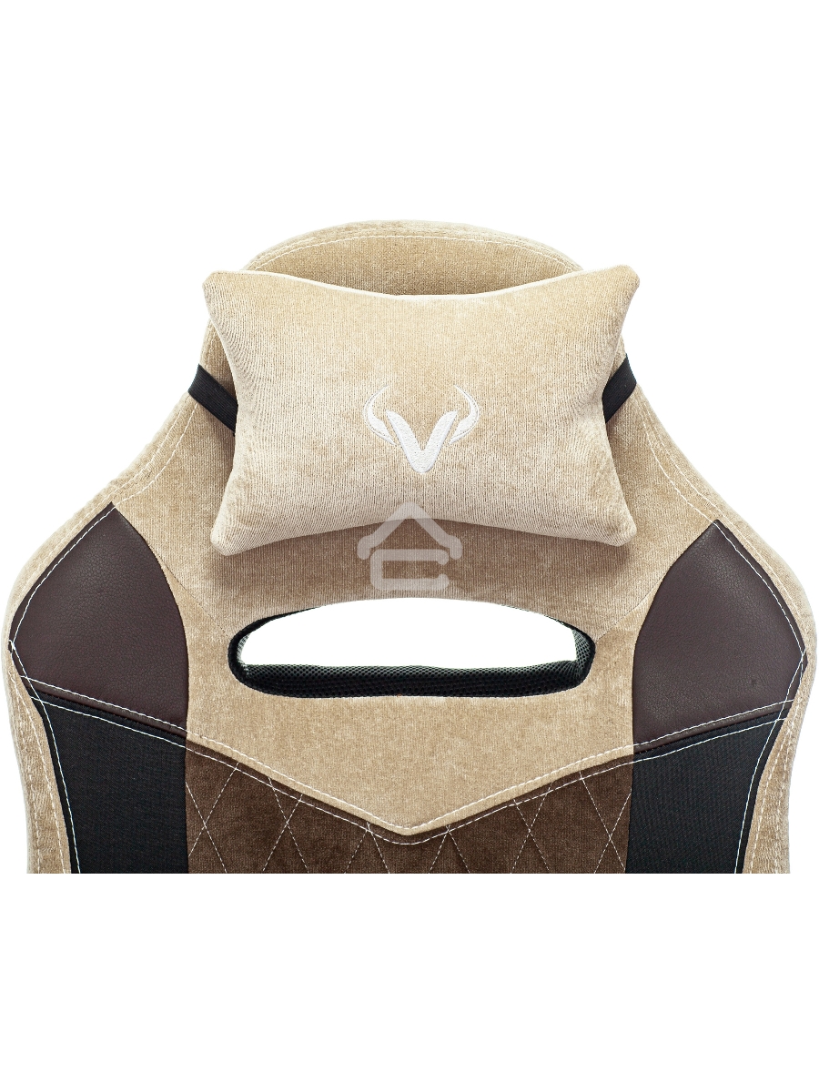 Кресло игровое Бюрократ VIKING 6 KNIGHT BR FABRIC коричневый, крестовина металл/пластик