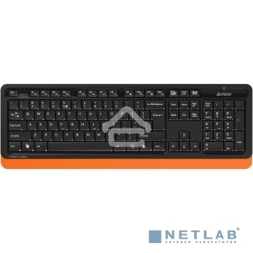 Клавиатура + мышь A4Tech Fstyler FG1010 клав:черный/оранжевый мышь:черный/оранжевый USB беспроводная Multimedia