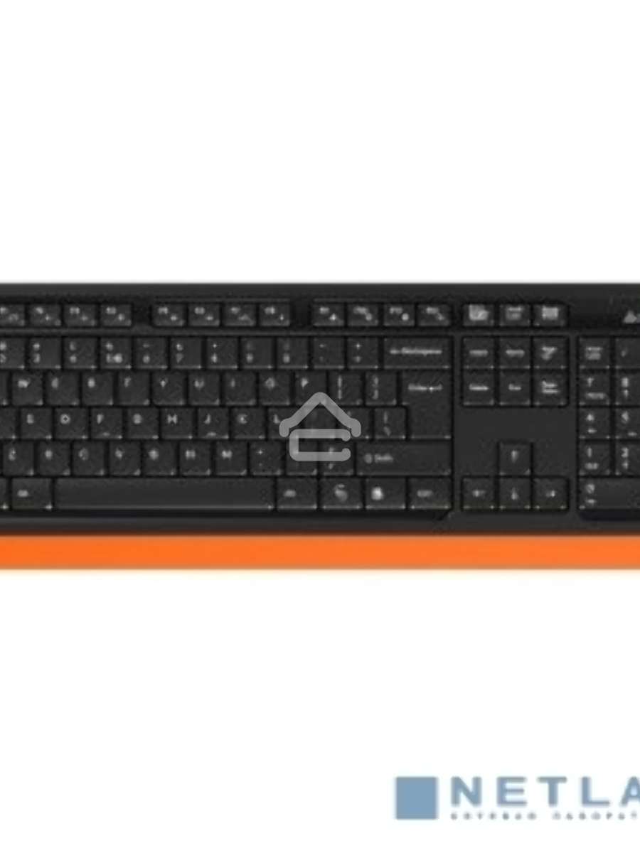 Клавиатура + мышь A4Tech Fstyler FG1010 клав:черный/оранжевый мышь:черный/оранжевый USB беспроводная Multimedia
