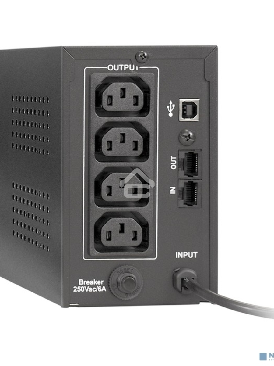 Источник бесперебойного питания ExeGate EP285476RUS Power Smart ULB-850.LCD.AVR.C13.RJ.USB <850VA/480W, LCD, AVR, 4*IEC-C13, RJ45/11, USB, Black>