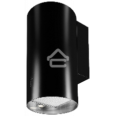 Настенная вытяжка Kuppersberg WL-TUBA B, отвод/рециркуляция, 1000 м3/час, электронное кнопочное управление, таймер на отключение, 4 ступенчатая регулировка скорости, светодиодное освещение 2х2 Вт, анодированный алюминиевый жироулавливающий фильтр, угольны