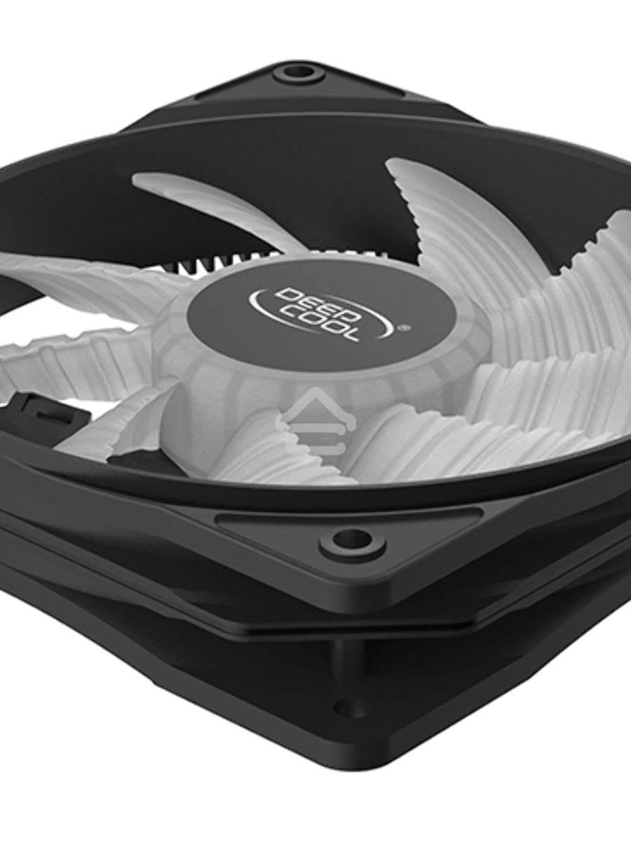Вентилятор для корпуса DEEPCOOL RF120W черный, 120 мм, 1300 об/мин, 21.9 дБ, 3 pin