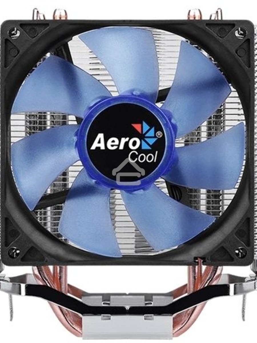 Кулер для процессора AeroCool / Formula Verkho 4 Lite серебристый, 90 мм, алюминий/медь, 2000 об/мин, 27 дБ, 4 pin, 125 Вт, 135 мм