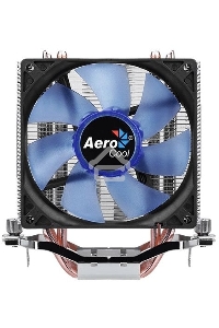 Кулер для процессора AeroCool / Formula Verkho 4 Lite серебристый, 90 мм, алюминий/медь, 2000 об/мин, 27 дБ, 4 pin, 125 Вт, 135 мм