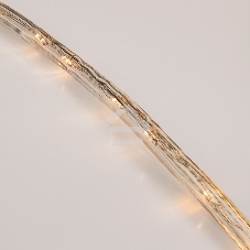 Дюралайт Neon-night LED, фиксинг (2W), 24 LED/м, теплый белый, 25 м