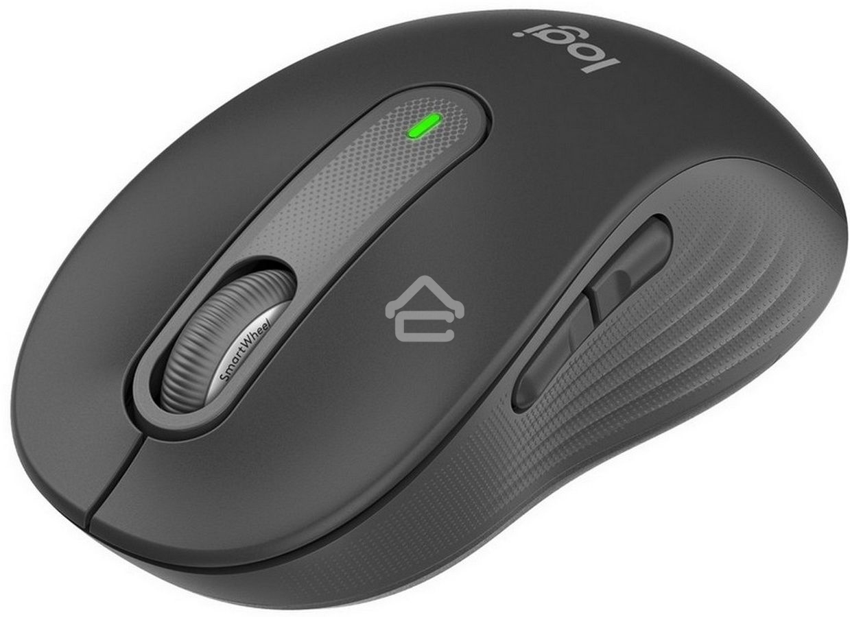 Мышь беспроводная Logitech Signature M650 графитовый, 4000 dpi, радиоканал, Bluetooth, USB, кнопки - 5